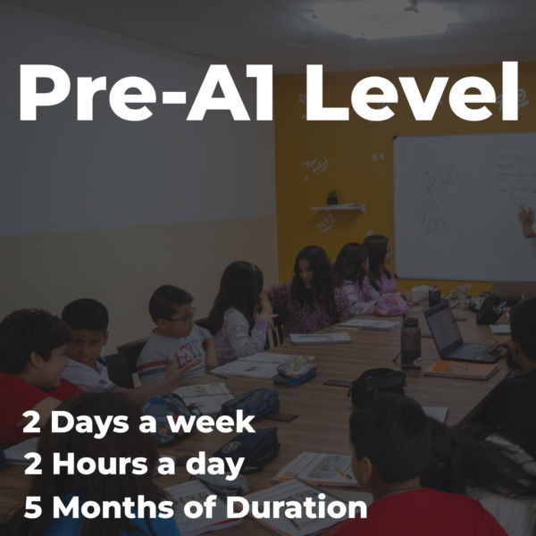 Pre-A1 Level English Course